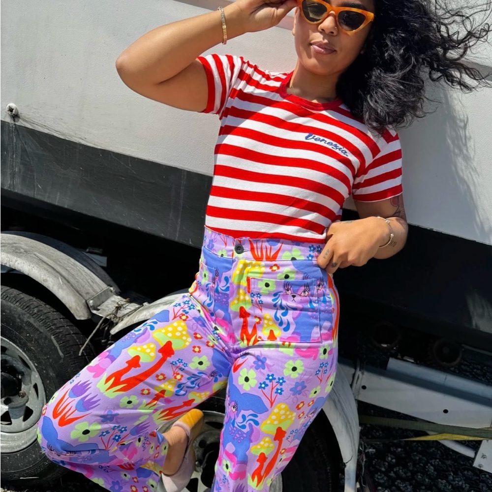 Nooworks Cry Baby Casual Bell Pants - Picture 2 of 5